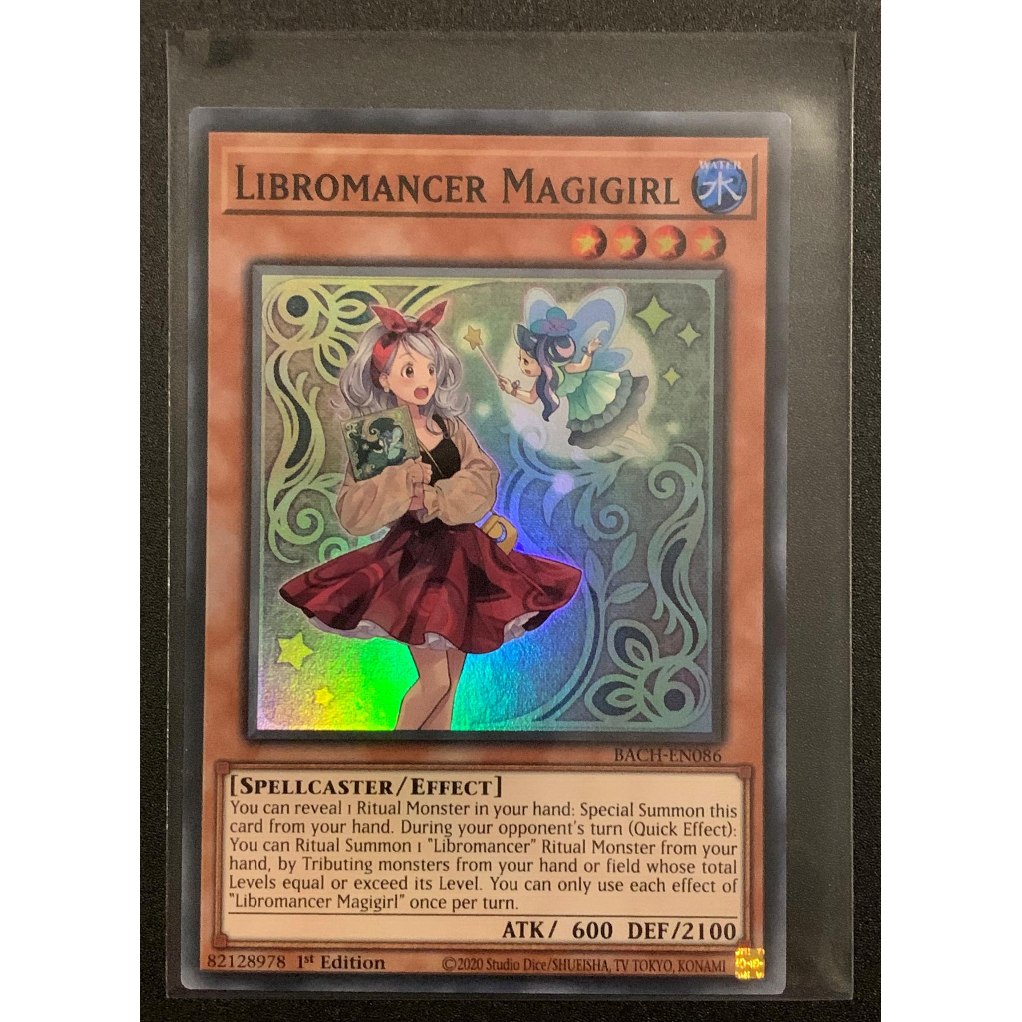 Libromancer Magigirl Bach En086 Super Rare 1st Edition 3488