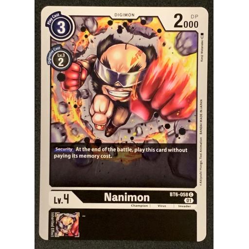 Nanimon | BT6-058 C