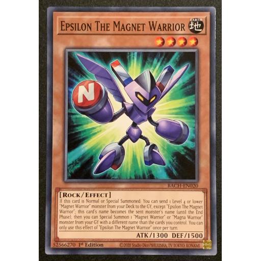 Epsilon the Magnet Warrior | BACH-EN020 | Common | 1st Edition