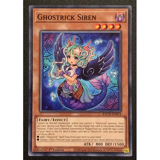 Ghostrick Siren | BACH-EN014 | Common |1st Edition