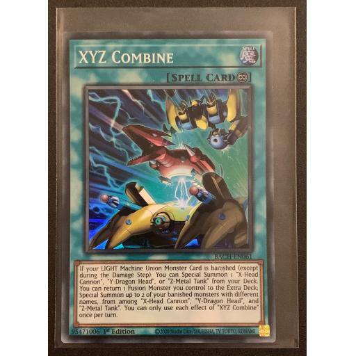 XYZ Combine | BACH-EN061 | Super Rare | 1st Edition