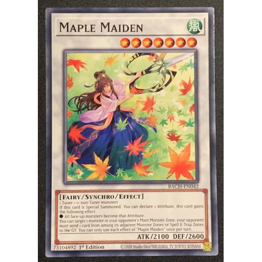 Maple Maiden | BACH-EN042 | Common | 1st Edition