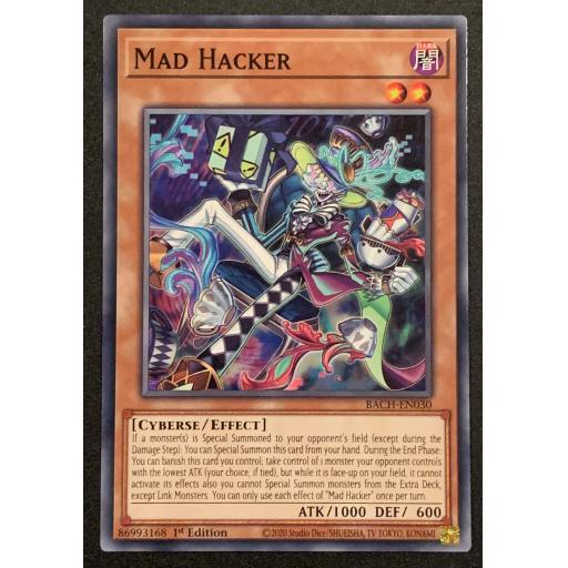 Mad Hacker | BACH-EN030 | Common | 1st Edition
