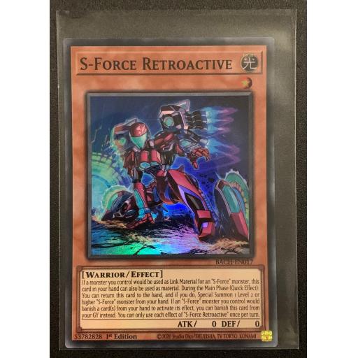 S-Force Retroactive | BACH-EN017 | Super Rare | 1st Edition