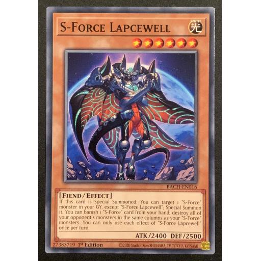 S-Force Lapcewell | BACH-EN016 | Common | 1st Edition