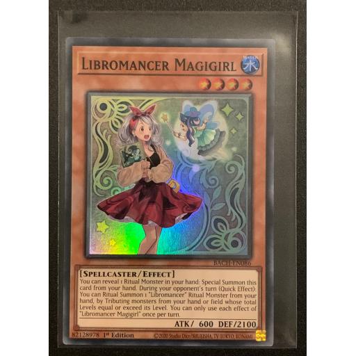 Libromancer Magigirl | BACH-EN086 | Super Rare | 1st Edition