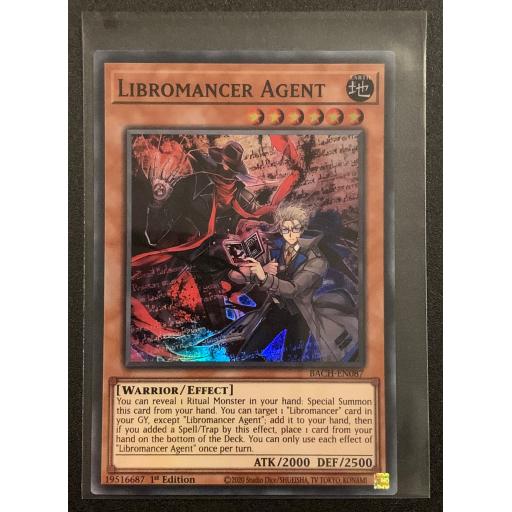 Libromancer Agent | BACH-EN087 | Super Rare | 1st Edition