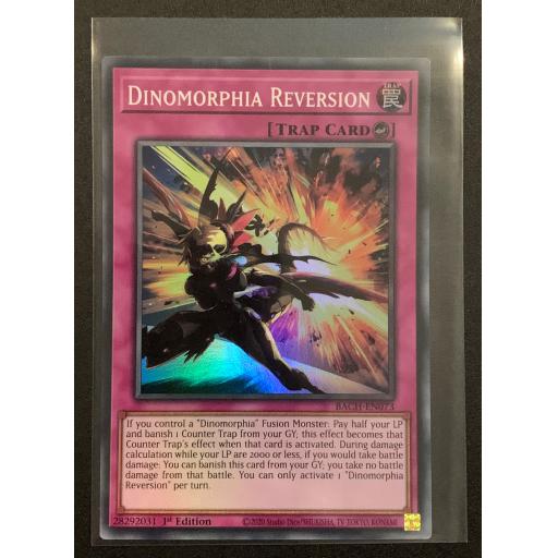 Dinomorphia Reversion | BACH-EN073 | Super Rare | 1st Edition