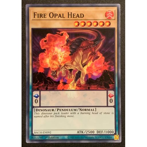 Fire Opal Head | BACH-EN092 | Common | 1st Edition