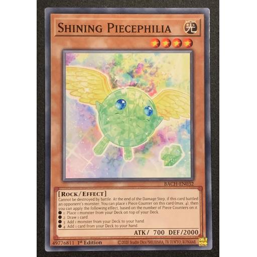 Shining Piecephilia | BACH-EN032 | Common | 1st Edition