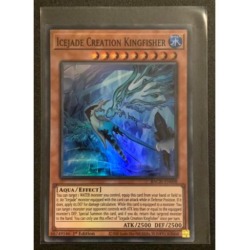 Icejade Creation Kingfisher | BACH-EN008 | Super Rare | 1st Edition