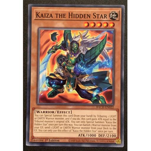 Kaiza the Hidden Star | BACH-EN022 | Common | 1st Edition