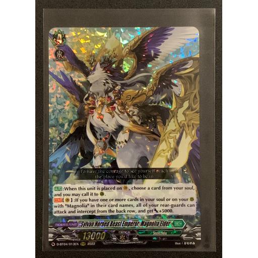 Sylvan Horned Beast Emperor, Magnolia Elder | D-BT04/013EN RRR