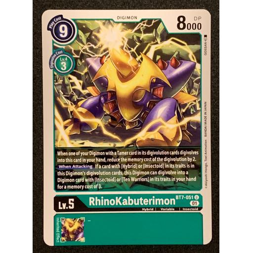 RhinoKabuterimon | BT7-051 U