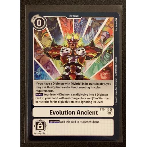 Evolution Ancient | BT7-110 R