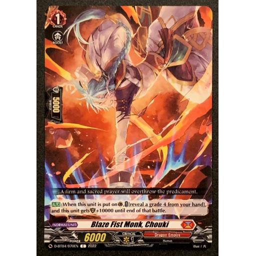 Blaze Fist Monk, Chouki | D-BT04/070EN C