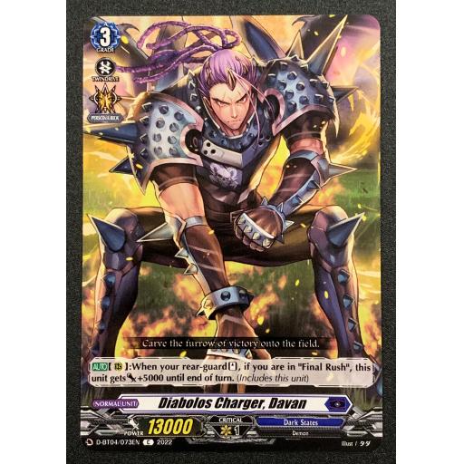 Diabolos Charger, Davan | D-BT04/073EN C