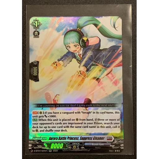 Aurora Battle Princess, Suppress Gleamer | D-BT04/024EN RR