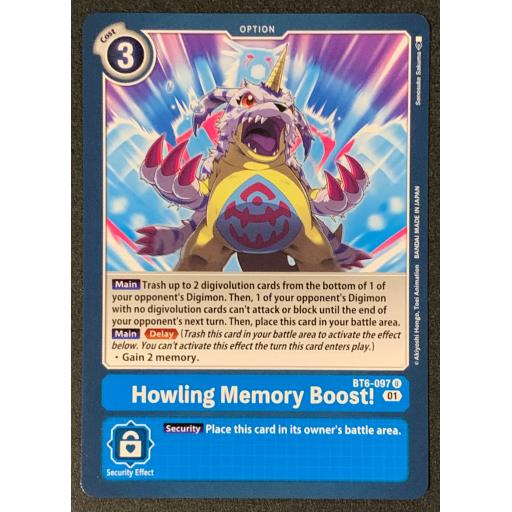 Howling Memory Boost! | BT6-097 U