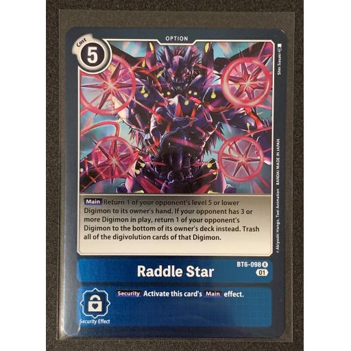 Raddle Star | BT6-098 R