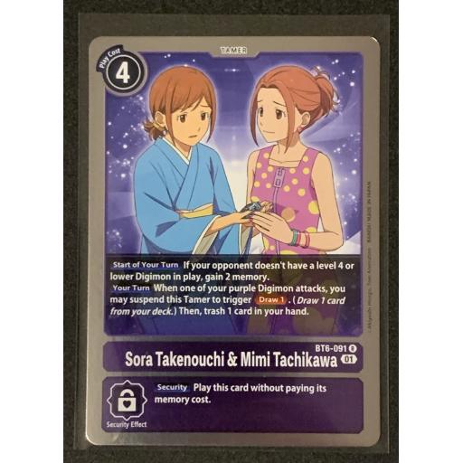 Sora Takenouchi & Mimi Tachikawa | BT6-091 R