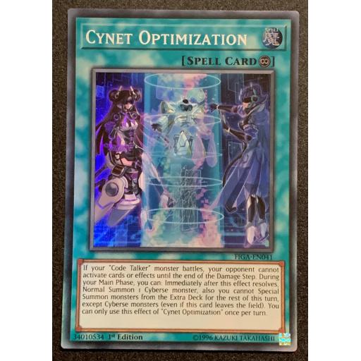 Cynet Optimization | FIGA-EN041 | Super Rare | 1st Edition