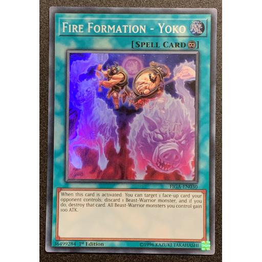 Fire Formation - Yoko | FIGA-EN030 | Super Rare | 1st Edition