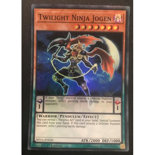 Twilight Ninja Jogen | SHVA-EN026 | 1st Edition | Super Rare