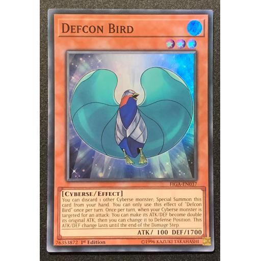 Defcon Bird | FIGA-EN037 | Super Rare | 1st Edition