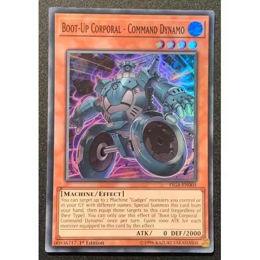 Boot-Up Corporal - Command Dynamo | FIGA-EN001 | Super Rare | 1st Edition