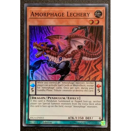 Amorphage Lechery | FIGA-EN055 | Super Rare | 1st Edition