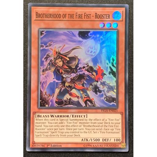 Brotherhood of the Fire Fist - Rooster | FIGA-EN025 | Super Rare | 1st Edition