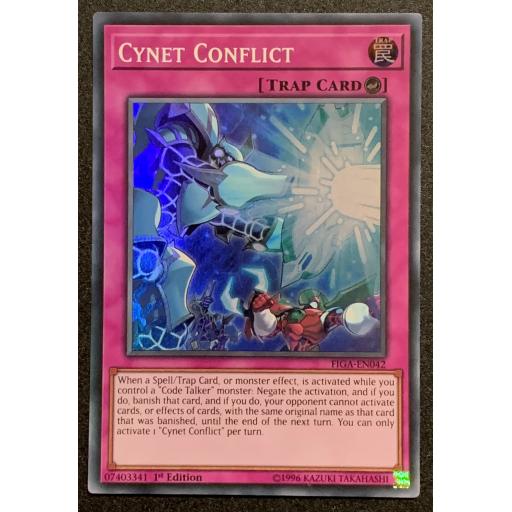 Cynet Conflict | FIGA-EN042 | Super Rare | 1st Edition