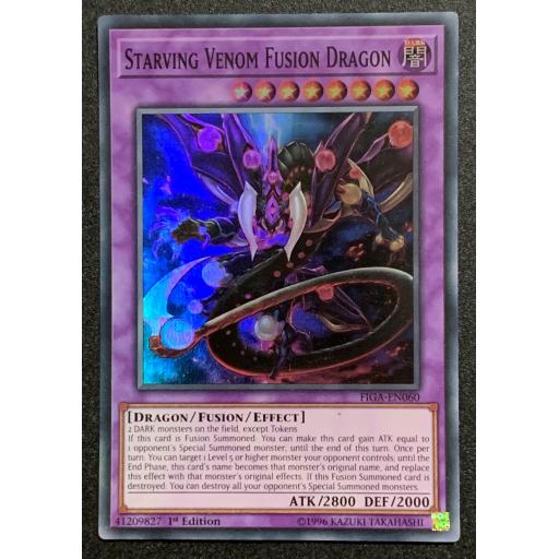 Starving Venom Fusion Dragon | FIGA-EN060 | Super Rare | 1st Edition