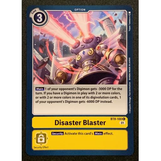 Disaster Blaster | BT8-100 C