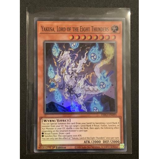 Yakusa, Lord of te Eight Thunders | DIFO-EN095 | Super Rare | 1st Edition