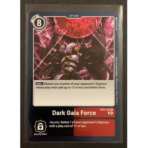 Dark Gaia Force | BT8-105 R