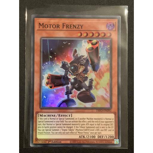 Motor Frenzy | DIFO-EN092 | Super Rare | 1st Edition