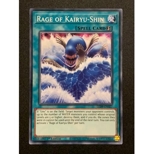 Rage of Kairyu-Shin | LED9-EN027 | Common | 1st Edition