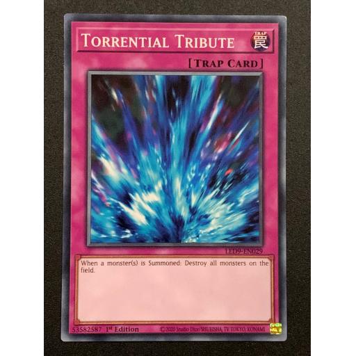 Torrential Tribute | LED9-EN029 | Common | 1st Edition