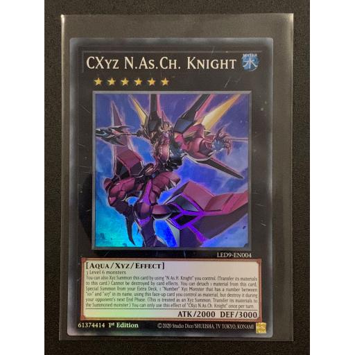 CXyz N.As.Ch. Knight | LED9-EN004 | Super Rare | 1st Edition