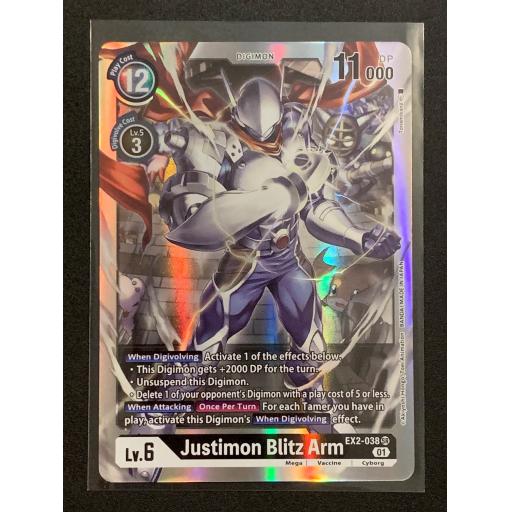 Justimon Blitz Arm | EX2-038 SR