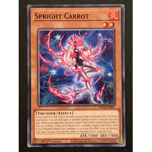 Spright Carrot | POTE-EN007 | 1st Edition | Common