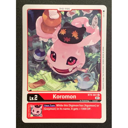 Koromon | BT9-001 U