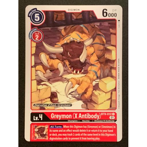 Greymon (X Antibody) | BT9-012 C