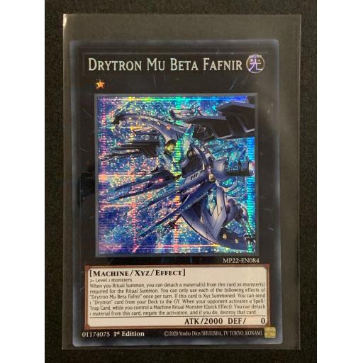 Drytron Mu Beta Fafnir | MP22-EN084 | 1st Edition | Prismatic Secret Rare