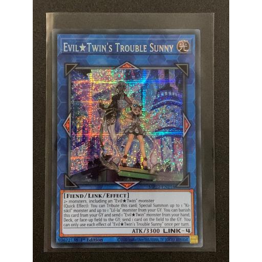 Evil☆Twin's Trouble Sunny | MP22-EN216 | 1st Edition | Prismatic Secret Rare