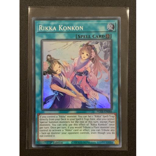 Rikka Konkon | POTE-EN066 | 1st Edition | Super Rare