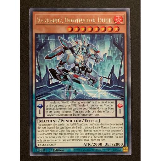 Vaylantz Dominator Duke | TAMA-EN008 | 1st Edition | Rare