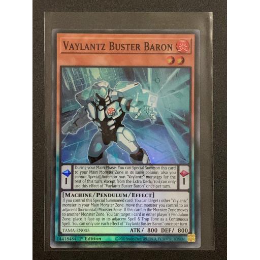 Vaylantz Buster Baron | TAMA-EN005 | 1st Edition | Super Rare